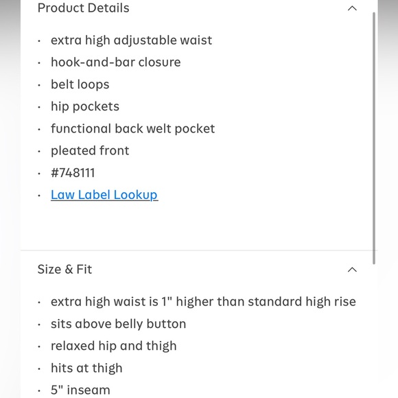 NWT- Old Navy - 3X. Taylor Trouser Linen Short - Picture 3 of 11